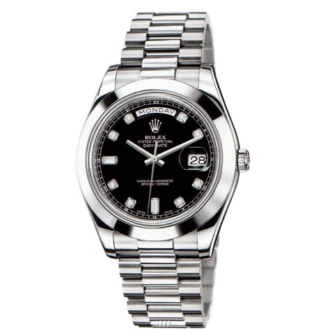 rolex oyster perpetual day date black price|rolex day date 40mm price.